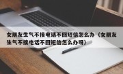 女朋友生气不接电话不回短信怎么办（女朋友生气不接电话不回短信怎么办呀）