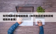 如何挽回感情婚姻挽回（如何挽回感情挽回婚姻挽救爱情）
