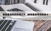 破镜重圆挽回感情三万（破镜重圆情感挽回小说）