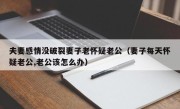 夫妻感情没破裂妻子老怀疑老公（妻子每天怀疑老公,老公该怎么办）