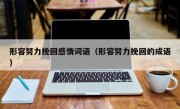 形容努力挽回感情词语（形容努力挽回的成语）