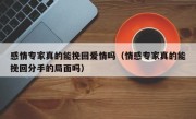感情专家真的能挽回爱情吗（情感专家真的能挽回分手的局面吗）