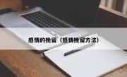 感情的挽留（感情挽留方法）